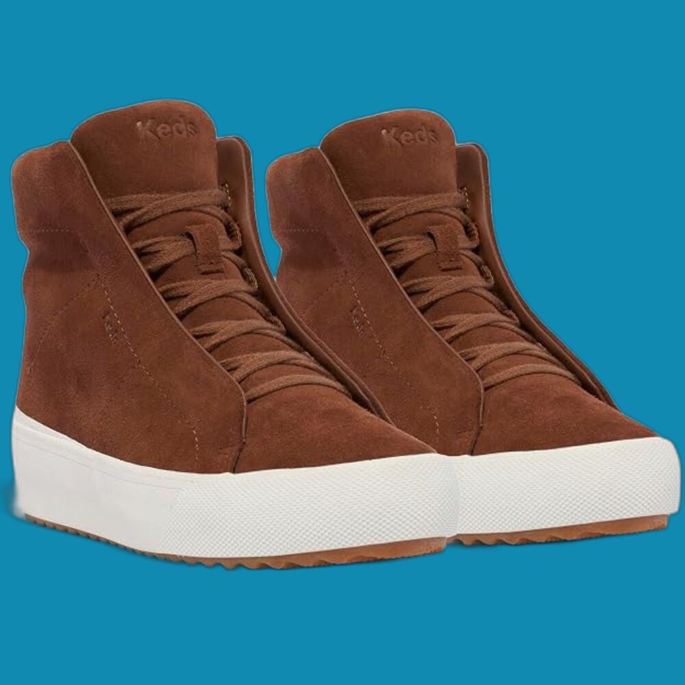 New Keds Women's Remi Mid Bootie Side Zip Size 8 Skater Y2K Streetwear